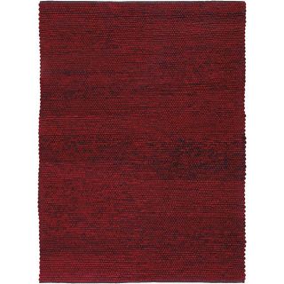 Handcrafted Mandara Red Flat weave Wool Rug (5'6 x Mandara 5x8   6x9 Rugs