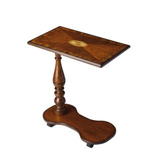 Delicate Wood Inlay Tray Table Tables