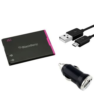 BasAcc Battery/ Micro USB Cable/ Car Charger for Blackberry Curve 9310 BasAcc Cell Phone Batteries