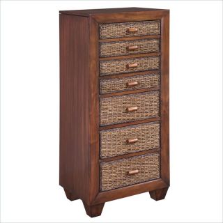 Home Styles Cabana Banana Lingerie Chest / Jewelry Armoire in Cocoa Finish   5402 47