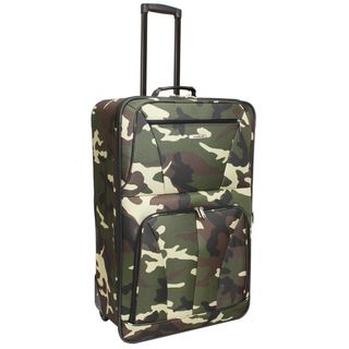 Rockland Deluxe Camouflage 28 inch Expandable Rolling Upright Suitcase Rockland 28" 29" Uprights