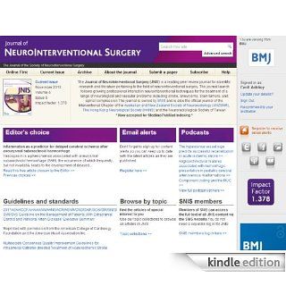 Summaries of recent peer reviewed articles from JNIS Kindle Store Society of NeuroInterventional Surgery