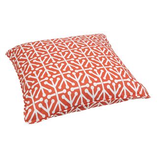Dossett Orange Corded Outdoor/ Indoor Large 28 inch Floor Pillow Outdoor Cushions & Pillows