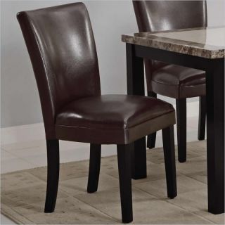 Coaster Carter Upholstered Dining Side Chair in Brown   102263