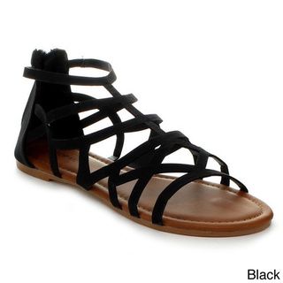 Top Moda Ra 2 Women's Gladiator Flat Sandals Sandals