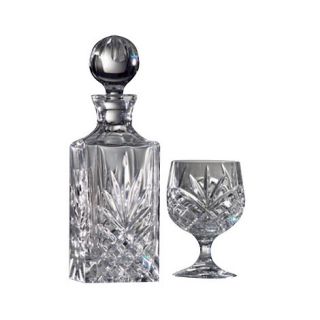 Royal Doulton Royal Doulton 24% lead crystal brandy decanter and two glasses set
