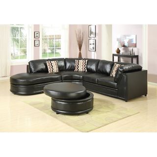 Bonded Leather Sophia Sectional Sectional Sofas