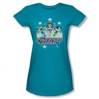 Powerpuff Girls Junior's T Shirt Starry design Clothing