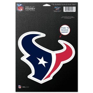Houston Texans Official NFL 6"x9" Car Magnet  Sports Related Magnets  Sports & Outdoors