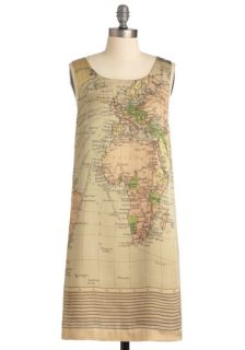Cartography Degree Dress  Mod Retro Vintage Dresses