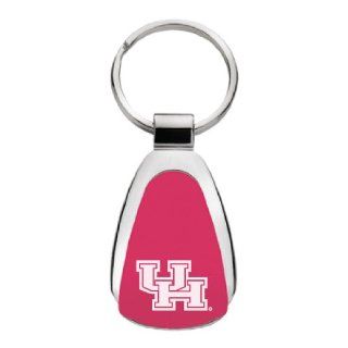 University of Houston   Teardrop Keychain   Red  Sports Related Key Chains  Sports & Outdoors