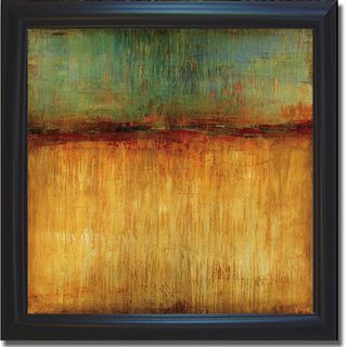 Liz Jardine 'Desert Sunset' Framed Canvas Art Canvas