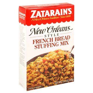 Zatarain's New Orleans Style French Bread Stuffing Mix, 6.6 Ounce Boxes (Pack of 12)  Packaged Stuffing Side Dishes  Grocery & Gourmet Food