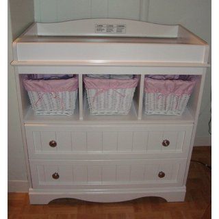 South Shore Savannah Collection Changing Table, Pure White  South Shore White Changin  Baby