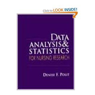 Supplement Data Analysis and Statistics for Nursing Research Value Pack   Data Analysis and Statistics for Nursing Research 1/E (9780838515143) Polit Books
