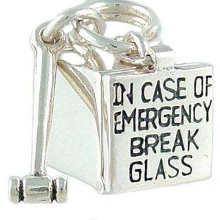Emergency Pill Box 925 Sterling Silver Traditional Charm Really Opens Bracelet Pill Holder Stainless Steel Jewelry