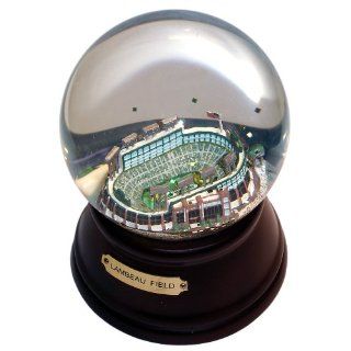 NFL Green Bay Packers New Lambeau Field Musical Snow Globe  Sports Related Collectible Water Globes  Sports & Outdoors