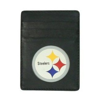 Pittsburgh Steelers Faux Leather Money Clip / Credit Card Holder  Sports Related Collectibles  Sports & Outdoors