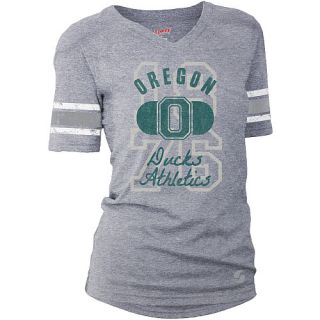 SOFFE Womens Oregon Ducks Drop Tail Football Alternate Logo Short Sleeve T 
