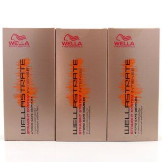3 Boxes Wella Strate Straightener Straightening System Intense Hair Cream Made in Thailand Health & Personal Care