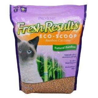 Pro Sense Fresh Results Eco Scoop Bamboo Cat Litter, 8 Pound  Pet Litter 
