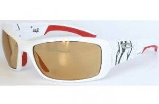 Julbo Standard Run Performance Sunglasses with Zebra Lens, White Zebra Team/Red Sports & Outdoors