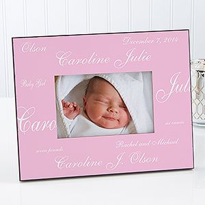 Personalized Baby Picture Frame   New Arrival   Solid