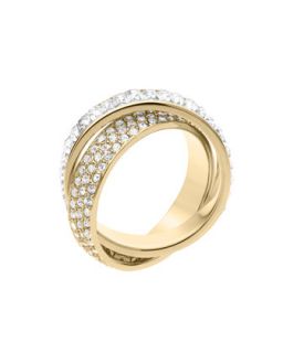 Pave/Baguette Eternity Ring, Golden   Michael Kors   Gold (8)