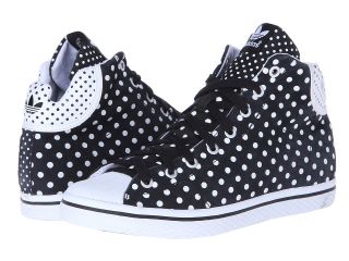 adidas Originals Vulc Star Mid Womens Lace up casual Shoes (Black)