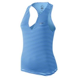 Nike Stripe Pure Womens Tennis Tank Top   University Blue