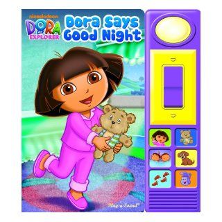 Nickelodeon Dora the Explorer Dora Says Good Night (Dora the Explorer Play a Sound) Editors of Publications International Ltd., Jennifer H. Keast, A & J Studios 9781450807647  Kids' Books