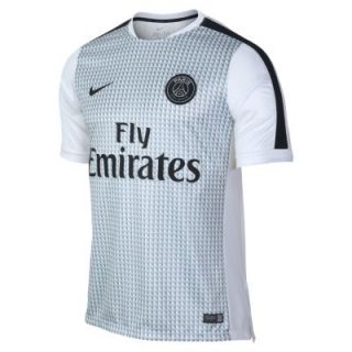 Nike Paris Saint Germain Squad Pre Match Mens Soccer Shirt   White