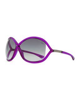 Whitney Bold Sunglasses, Magenta   Tom Ford   Magenta