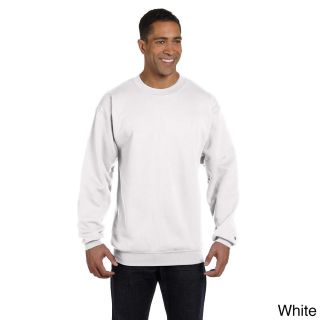 Champion Mens Eco fleece Long sleeve Shirt White Size 2XL