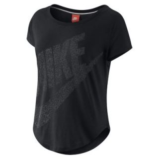Nike Signal Mezzo Womens T Shirt   Black