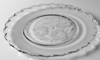Fostoria Camellia Dinner Plate   Stem #6036, Etch #344