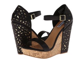 Not Rated Venetian Lace Womens Wedge Shoes (Black)