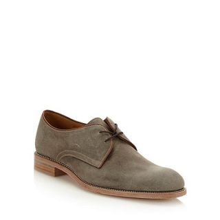 Loake Designer grey suede pointed shoes