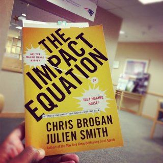 The Impact Equation Are You Making Things Happen or Just Making Noise? Chris Brogan, Julien Smith 9781591844907 Books