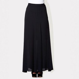 Ossie Clark London Black Montpelier maxi skirt