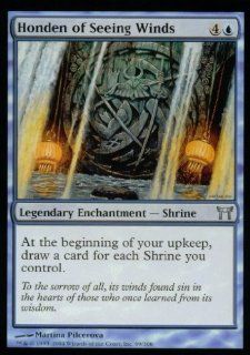 Magic the Gathering   Honden of Seeing Winds   Champions of Kamigawa Toys & Games