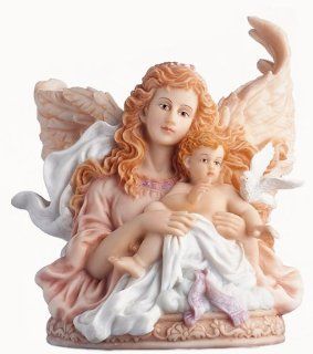 Seraphim Classics Heaven Sent Collection Exclusively by Roman "Peaceful Embrace" Musical Figure   Collectible Figurines