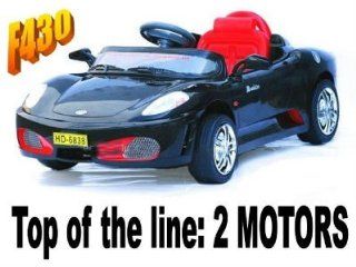 RIDE ON SPORTS CAR FERRARI F430 ELECTRIC BATTERY OPERATED Car 2 Motors Power Kids Ride On wheels Remote RC (BLACK OR NEXT AVAILABLE COLOR SENT AT RANDOM)  Other Products  