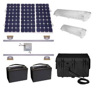 Suninone Solar Shed Lighting and Power Kit Iv, High Quality, Turn Key Kit, American Manufactured  Solar Panels  Patio, Lawn & Garden