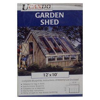 Garden Shed Plans   12 x10 ft  Tools Products  Patio, Lawn & Garden