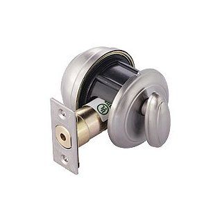 Home & Commercial Deadbolt Lock Single Cylinder Dead Bolt (Satin Chrome) Toledo's Best Platinum Security Grade 2   Keyed Alike (When Several Are Purchased In Same Order) With Schlage Keyway   Door Dead Bolts  