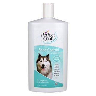 Perfect Coat Shed Control Shampoo for Dogs, 32 Ounce Bottle, Tropical Mist Scent  Pet Shampoos 