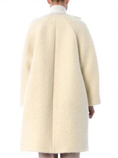 Collarless mohair wool coat  Giambattista Valli  