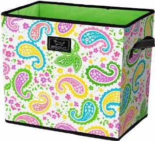 SCOUT Shouldah Bin Storage Container, Flashback Paisley   Open Home Storage Bins
