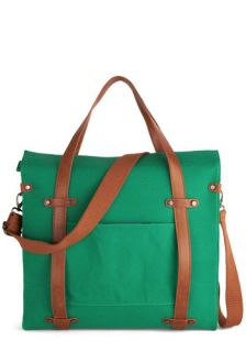 Camp Director Tote in Grass  Mod Retro Vintage Bags